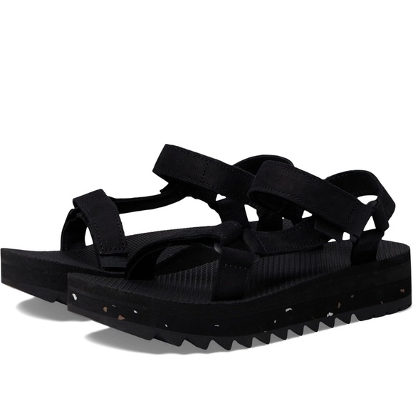 Teva Shoes - Teva Black Platform Sandals